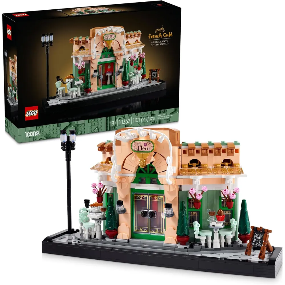 Lego Icons Café París, set coleccionable para decoración del hogar