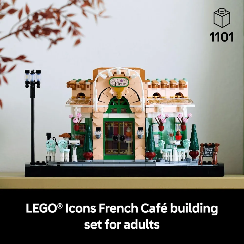 Lego Icons Café París, set coleccionable para decoración del hogar