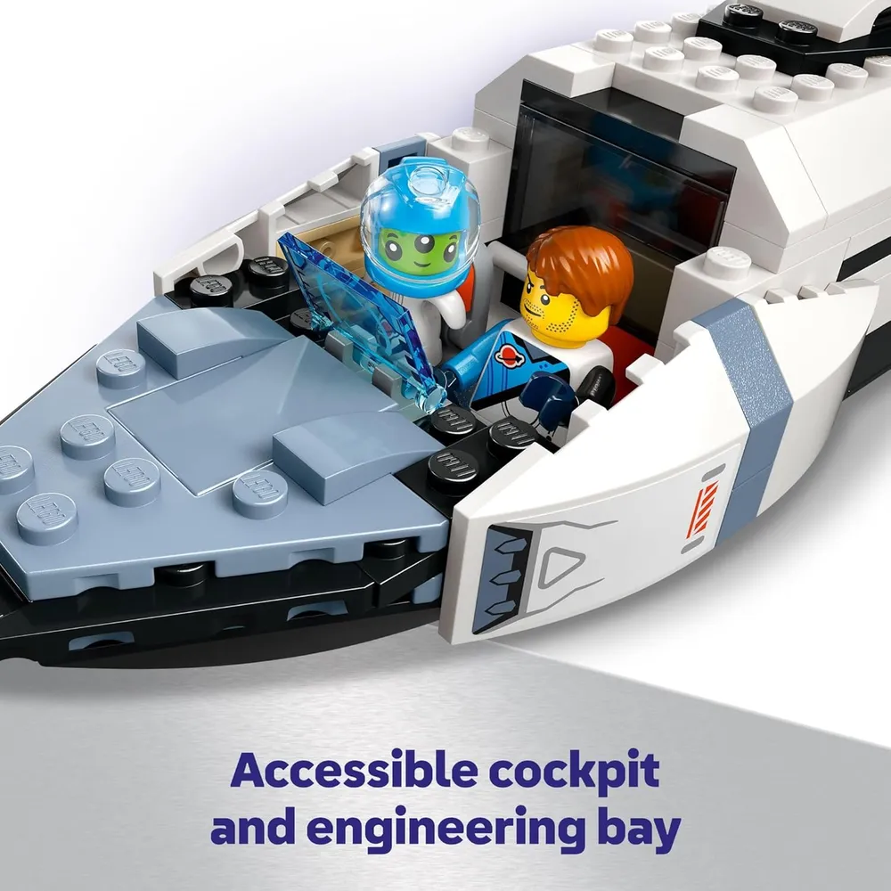 Lego City Nave Espacial Galáctica Modular con 4 astronautas y alienígena