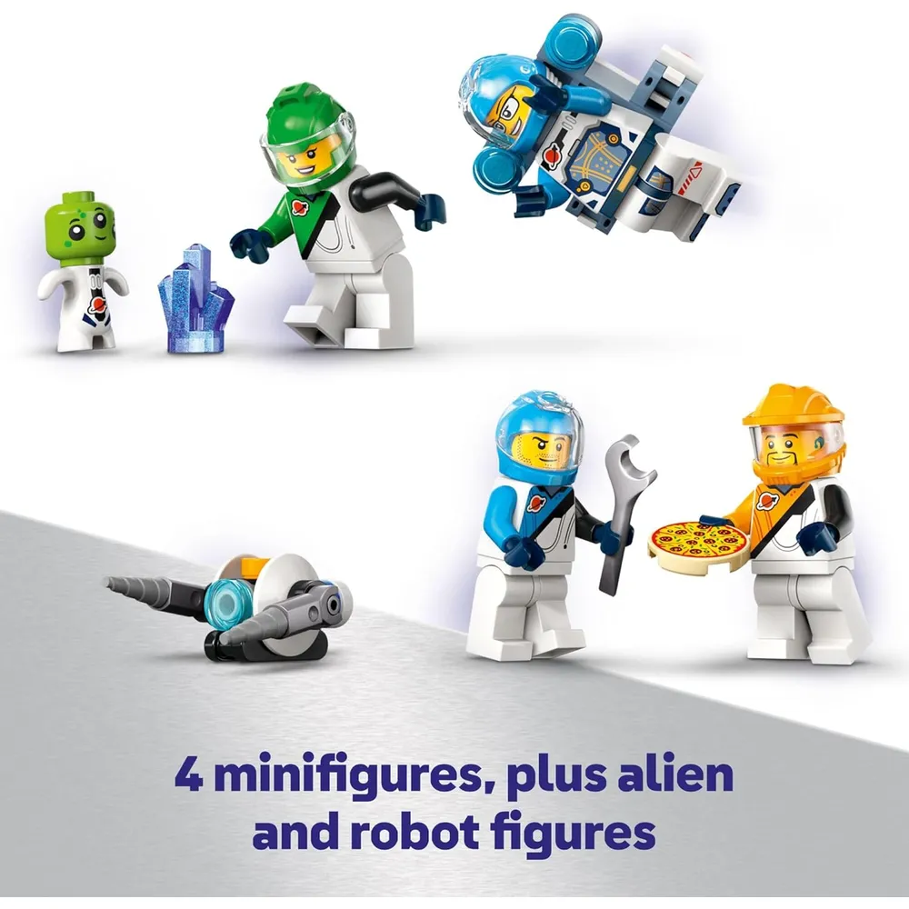 Lego City Nave Espacial Galáctica Modular con 4 astronautas y alienígena