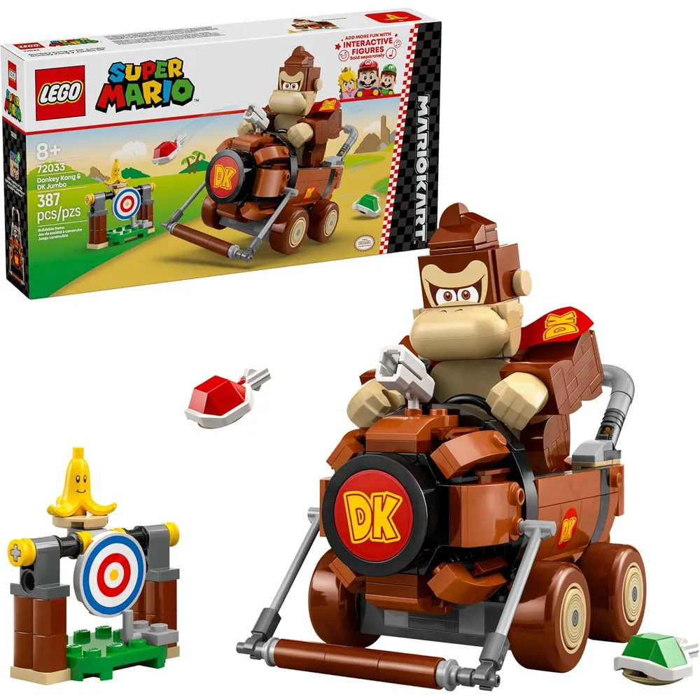 LEGO SUPER MARIO MARIO KART DONKEY KONG Y DK JUMBO