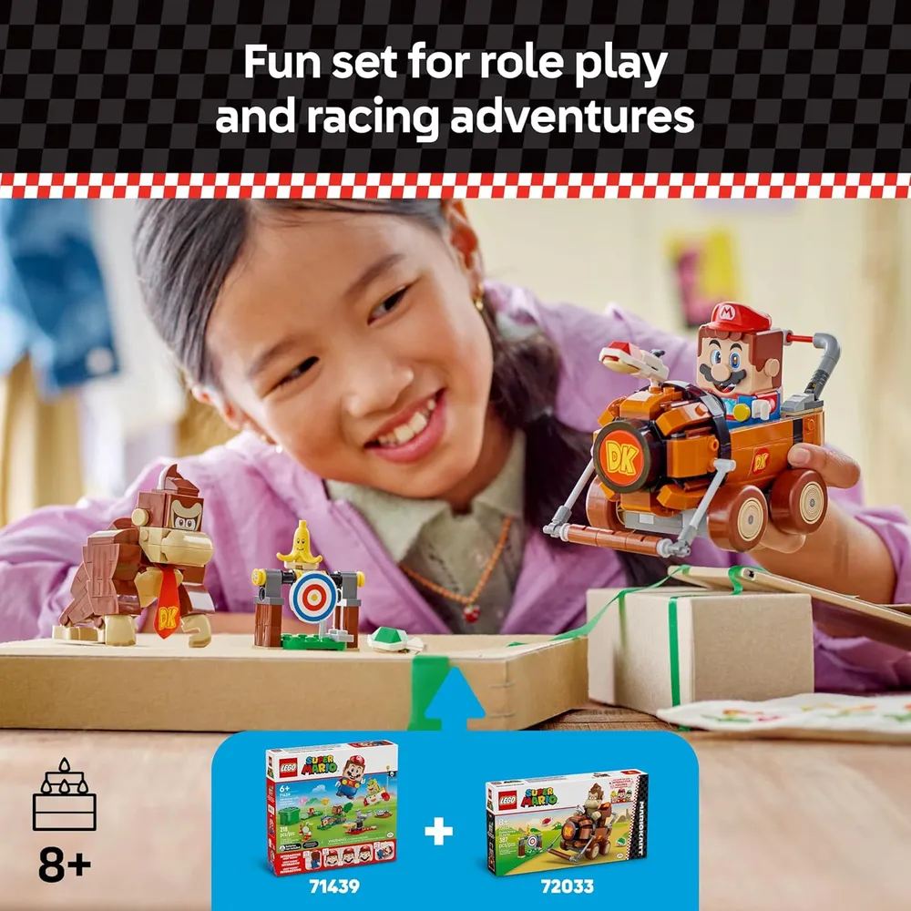 LEGO SUPER MARIO MARIO KART DONKEY KONG Y DK JUMBO