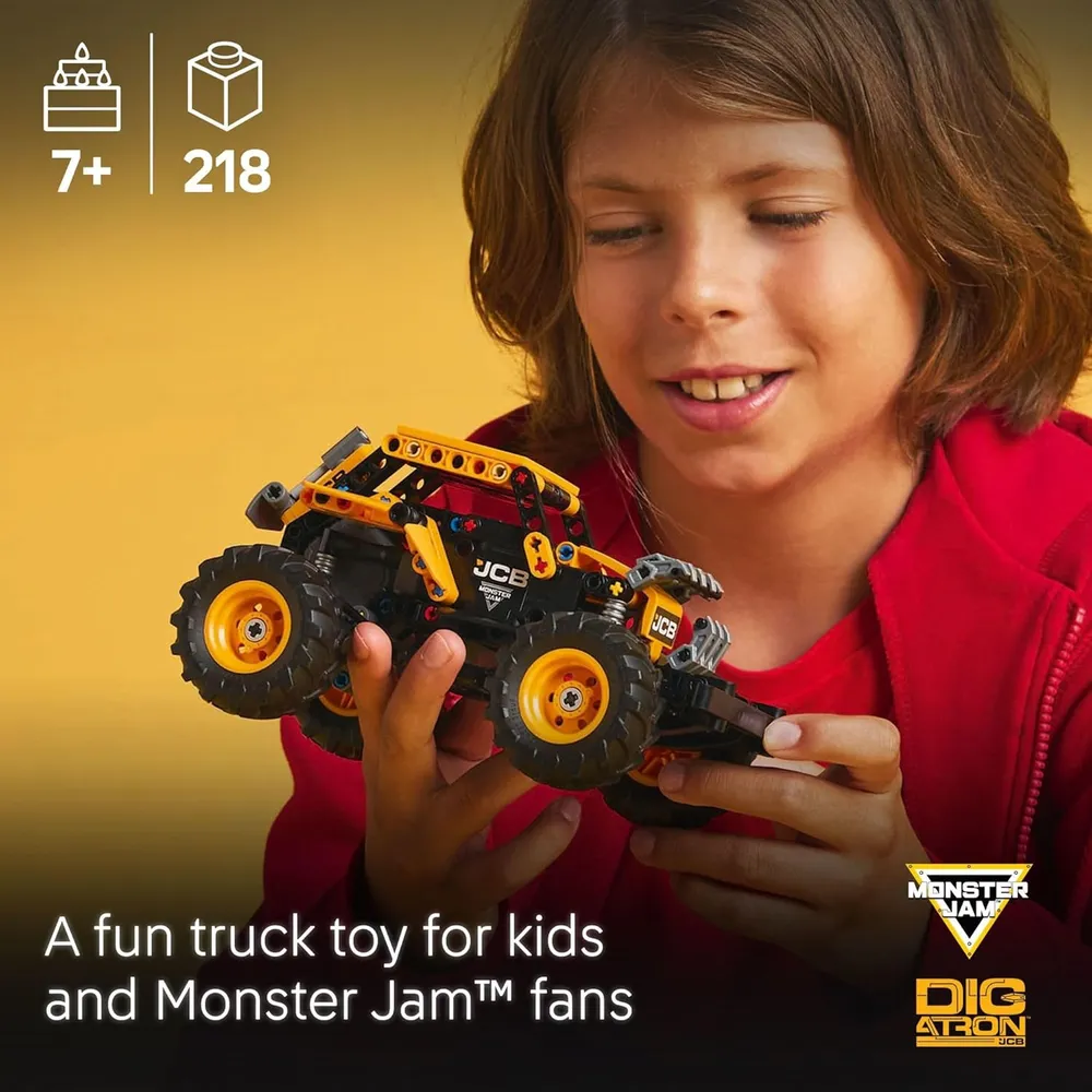 Lego Technic Monster Jam Digatron, camión monstruo con retroceso