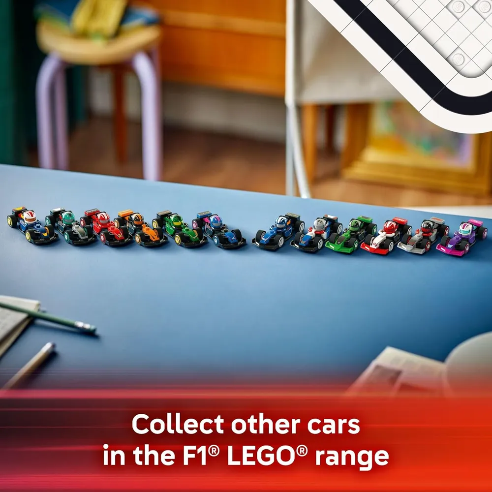 Lego F1 Pack 6 coches de carreras coleccionables, caja sorpresa para niños