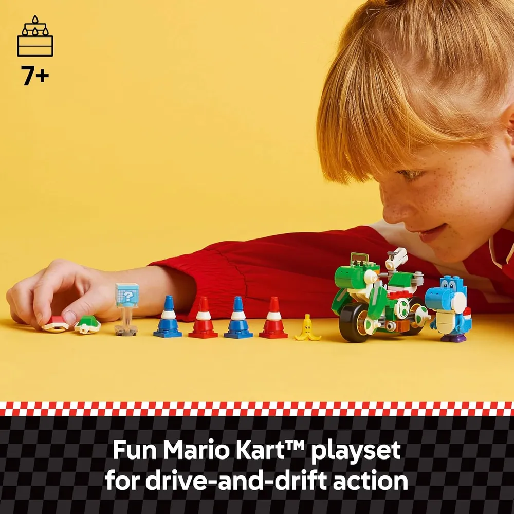 LEGO SUPER MARIO MOTO DE YOSHI DE MARIO KART