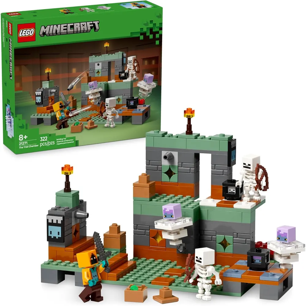 LEGO MINECRAFT LA CÁMARA DEL JUICIO CON MINIFIGURA SHADOW HOODIE