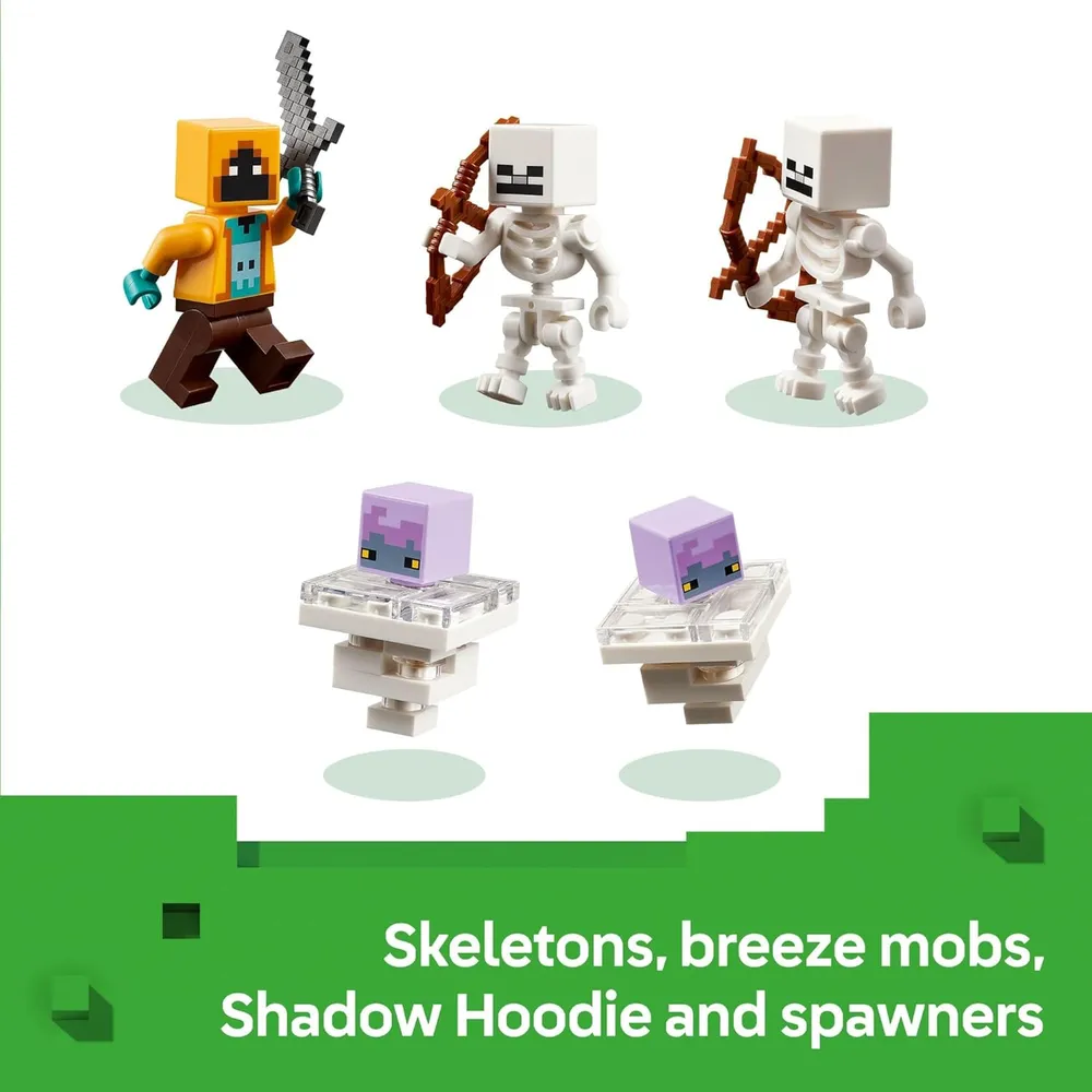 LEGO MINECRAFT LA CÁMARA DEL JUICIO CON MINIFIGURA SHADOW HOODIE