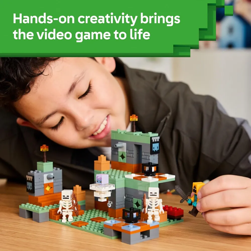 LEGO MINECRAFT LA CÁMARA DEL JUICIO CON MINIFIGURA SHADOW HOODIE
