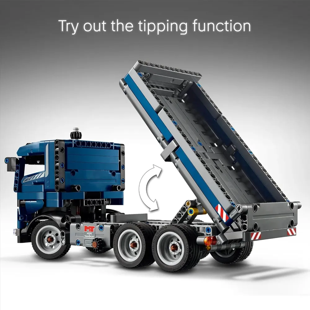 Lego Technic Camión volquete de juguete, set de construcción y diversión