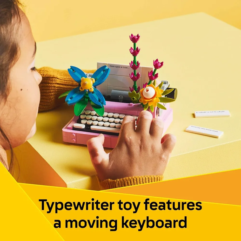 LEGO CREATOR 3 EN 1 MÁQUINA DE ESCRIBIR CON FLORES