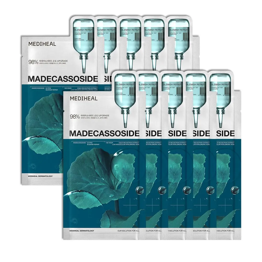 Mediheal Mascarilla Esencial de Tejido Madecassoside 10 uds