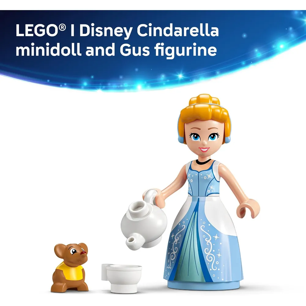 Lego Disney Princess Vestido de Cenicienta con minimuñeca, juguete de moda