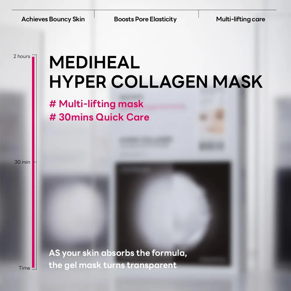 Mediheal Mascarilla Profunda Hyper Collagen 4 uds