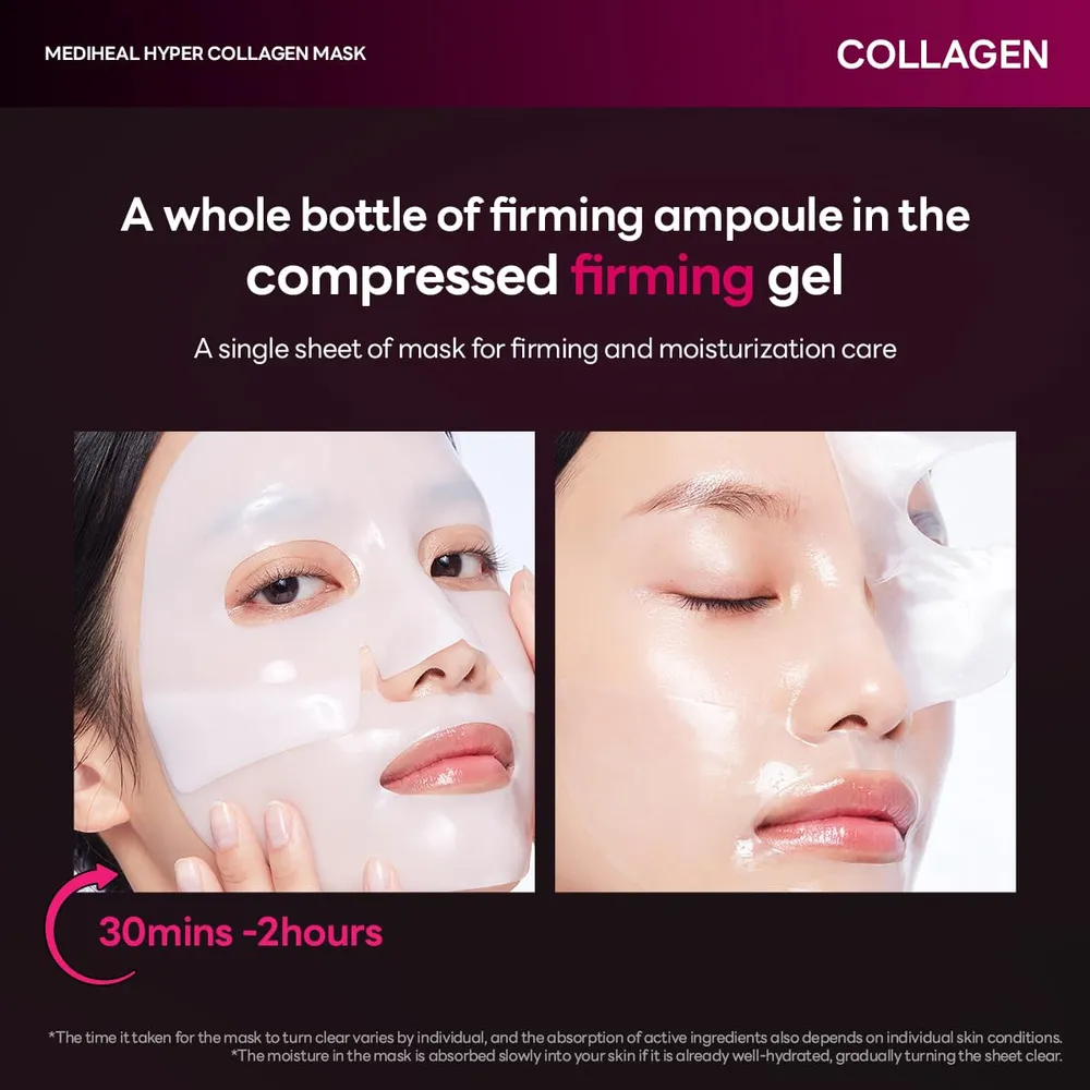 Mediheal Mascarilla Profunda Hyper Collagen 4 uds