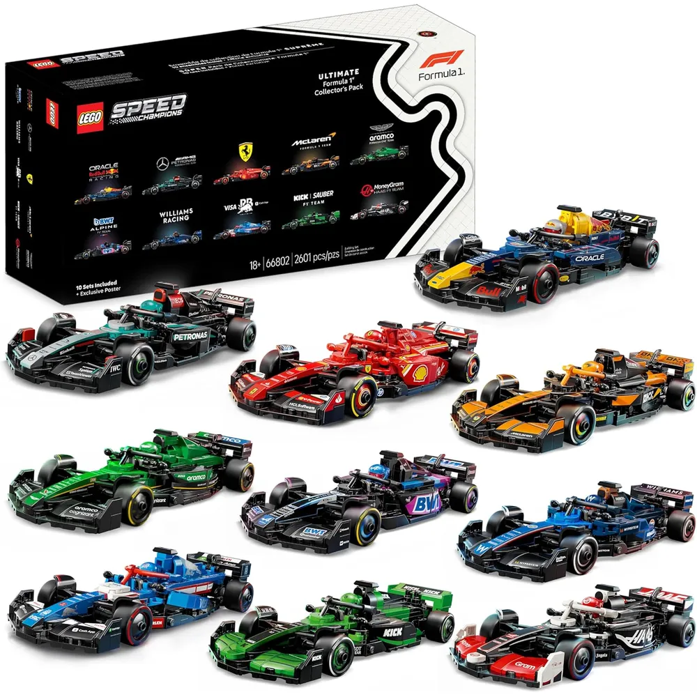 LEGO SPEED CHAMPIONS ULTIMATE F1 COLLECTOR'S PACK 10 EN 1