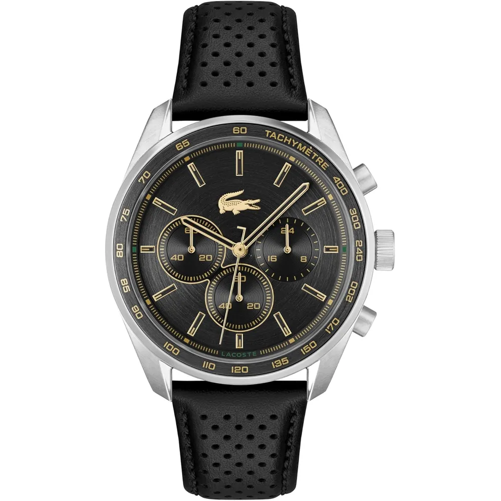 RELOJ LACOSTE 12.12 SCUBA CUARZO 43 MM HOMBRE - BLACK/GOLD