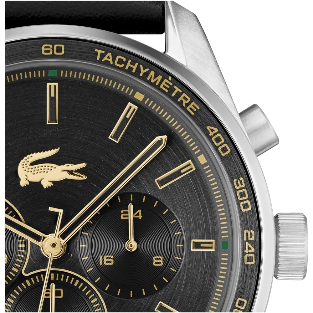 RELOJ LACOSTE 12.12 SCUBA CUARZO 43 MM HOMBRE - BLACK/GOLD