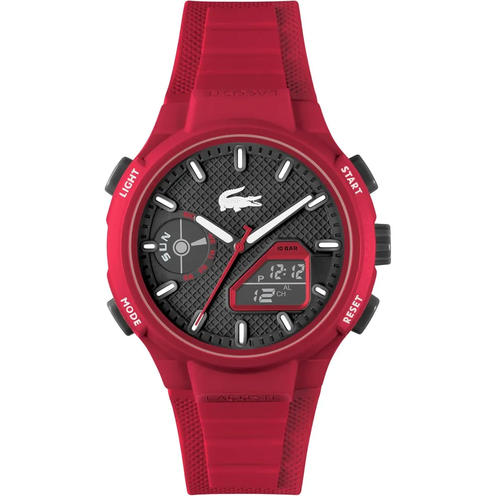 RELOJ LACOSTE LC33 DIGITAL 45 MM HOMBRE - Rojo