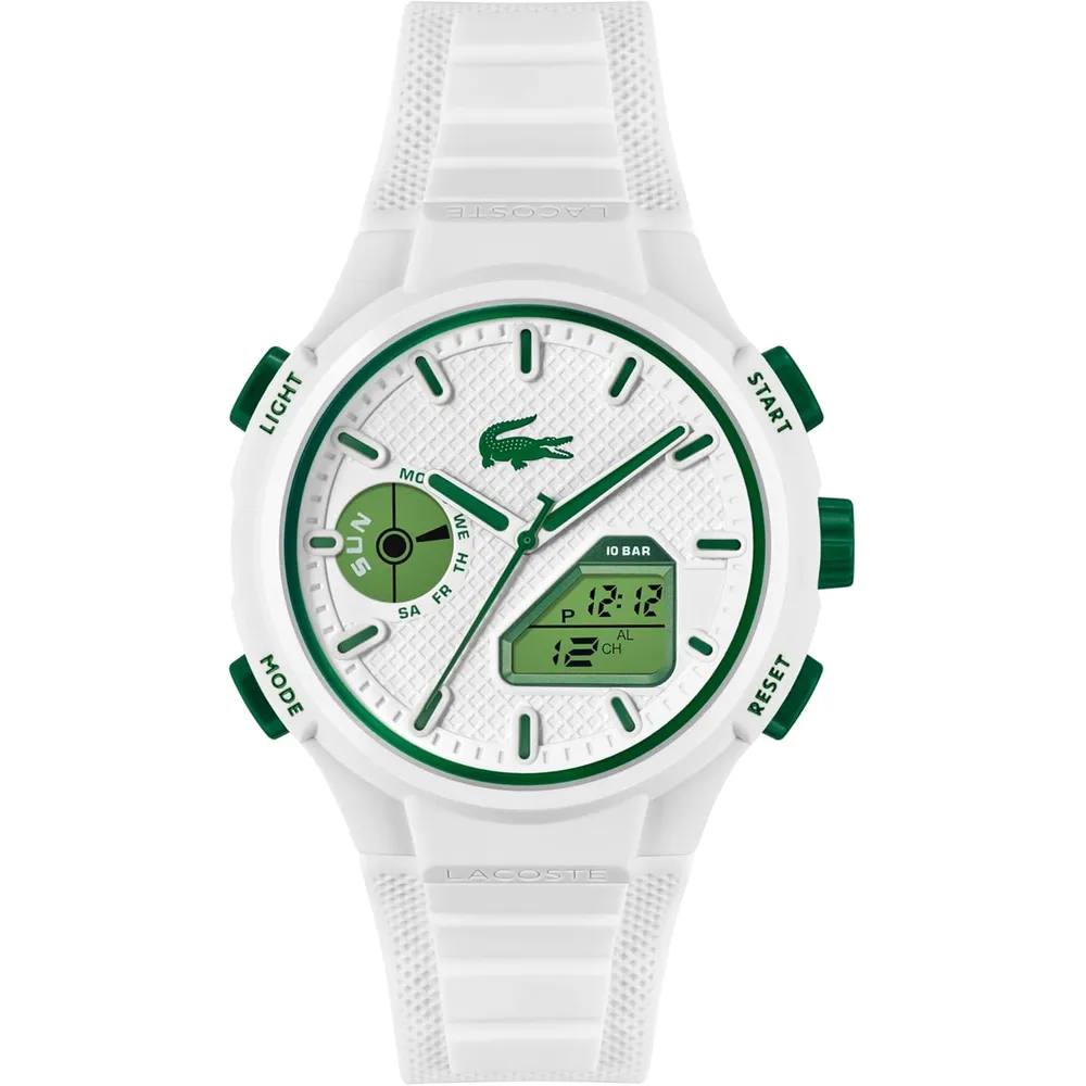 RELOJ LACOSTE LC33 DIGITAL 45 MM HOMBRE - Blanco