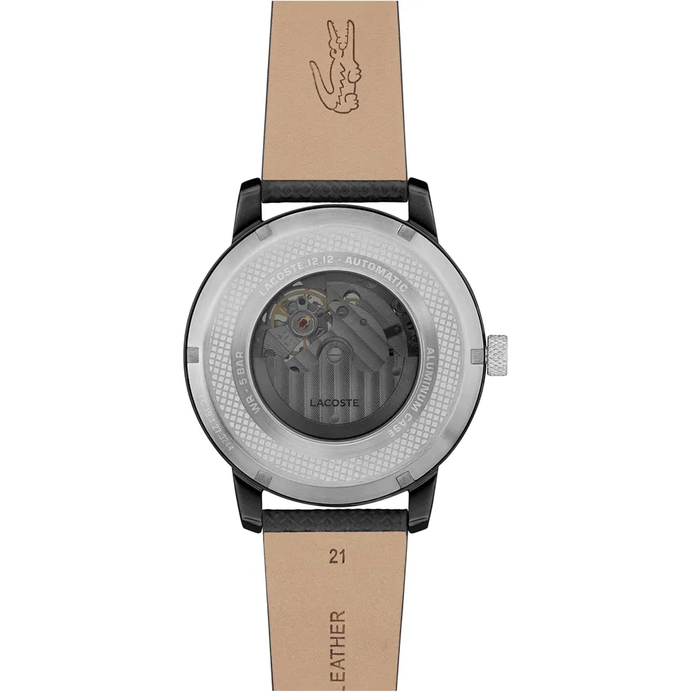 RELOJ LACOSTE 12.12 AUTOMÁTICO 44 MM MUJER - Black