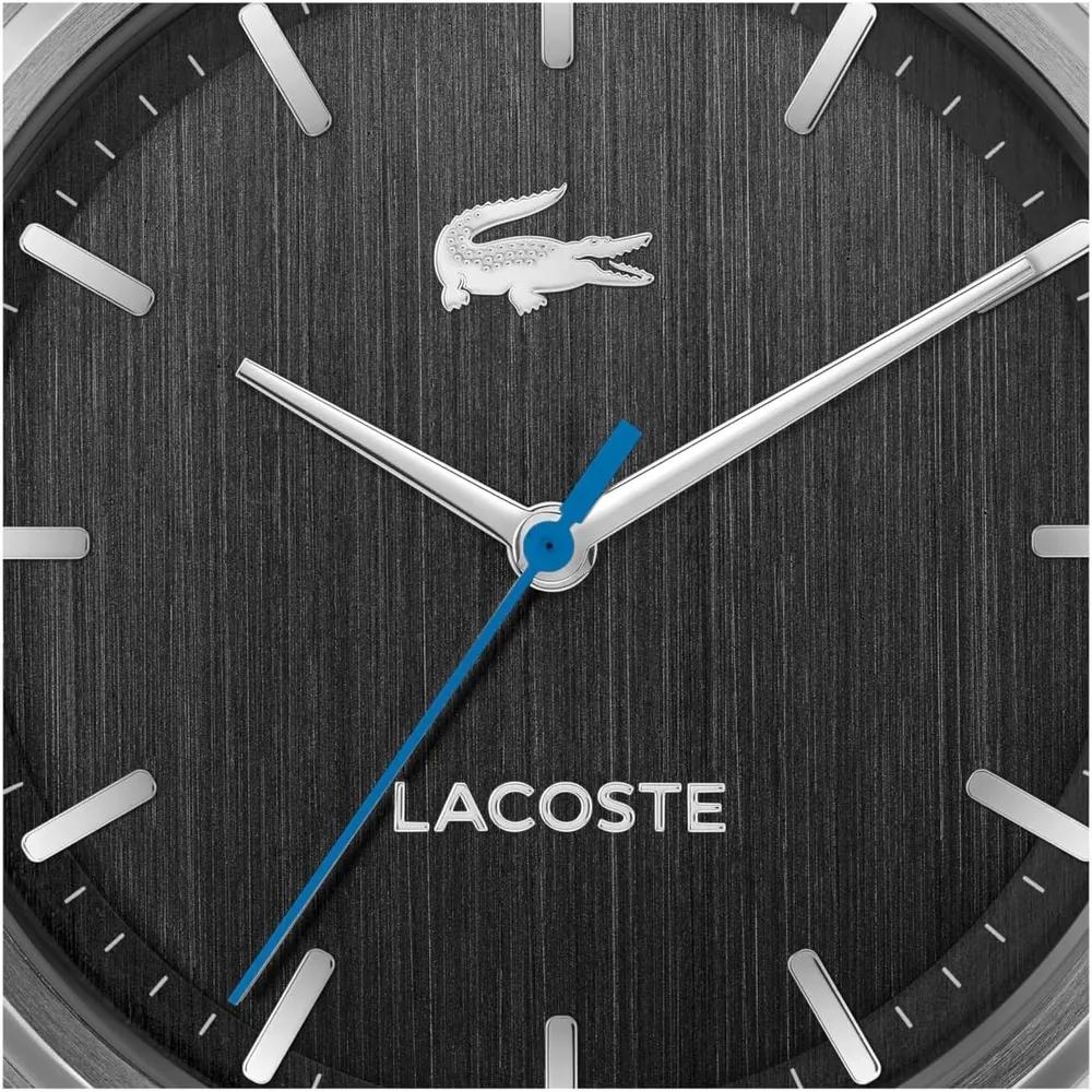 RELOJ LACOSTE LISBON CUARZO 42 MM HOMBRE - Black Leather