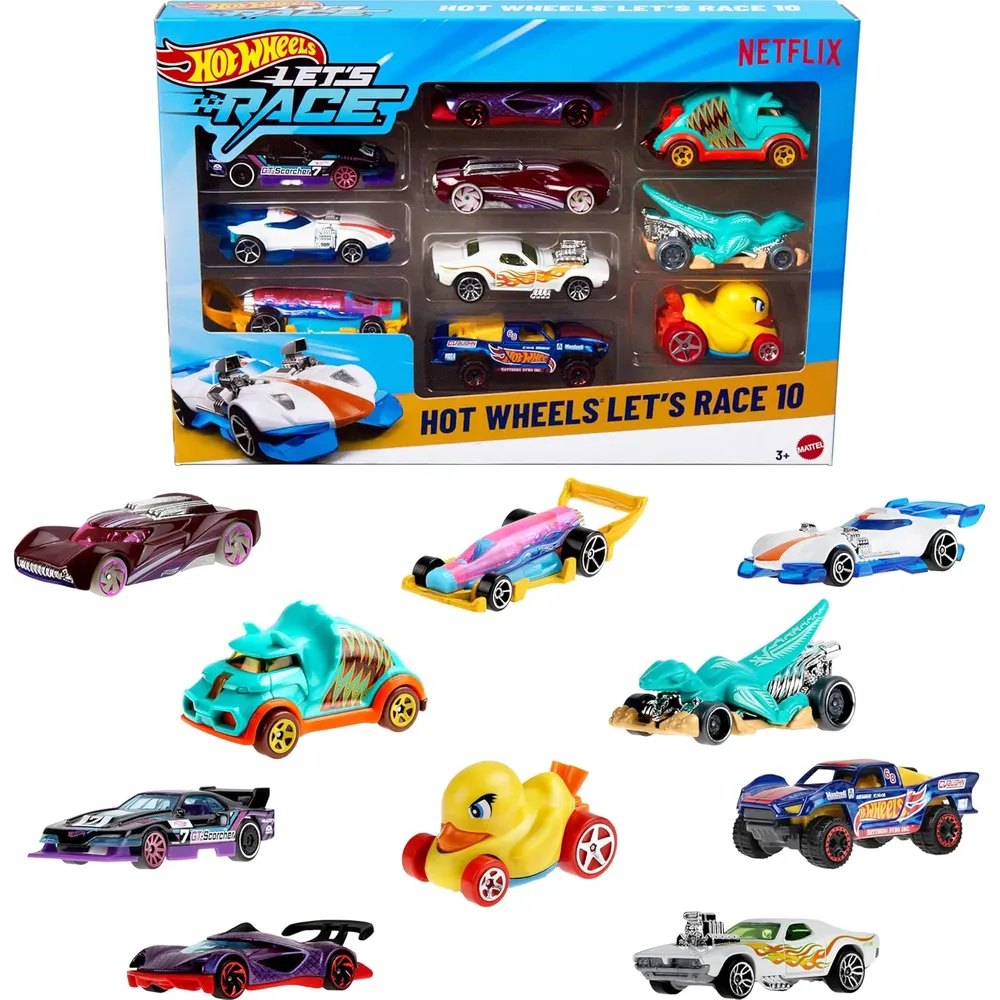 HOT WHEELS AUTOS SET 10 PZS (ESTILOS DIVERSOS)