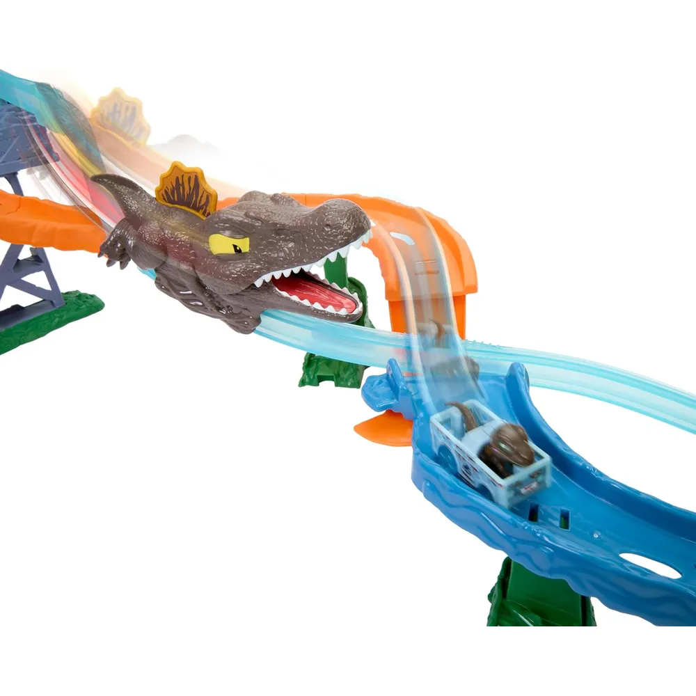 HOT WHEELS PISTA COMPLETA JURASSIC WORLD CRASH & SPLASH