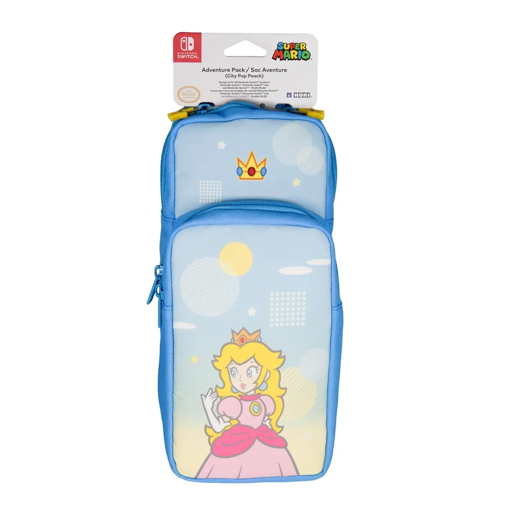 Hori Bolsa de Hombro Adventure Pack City Pop Peach para Nintendo Switch