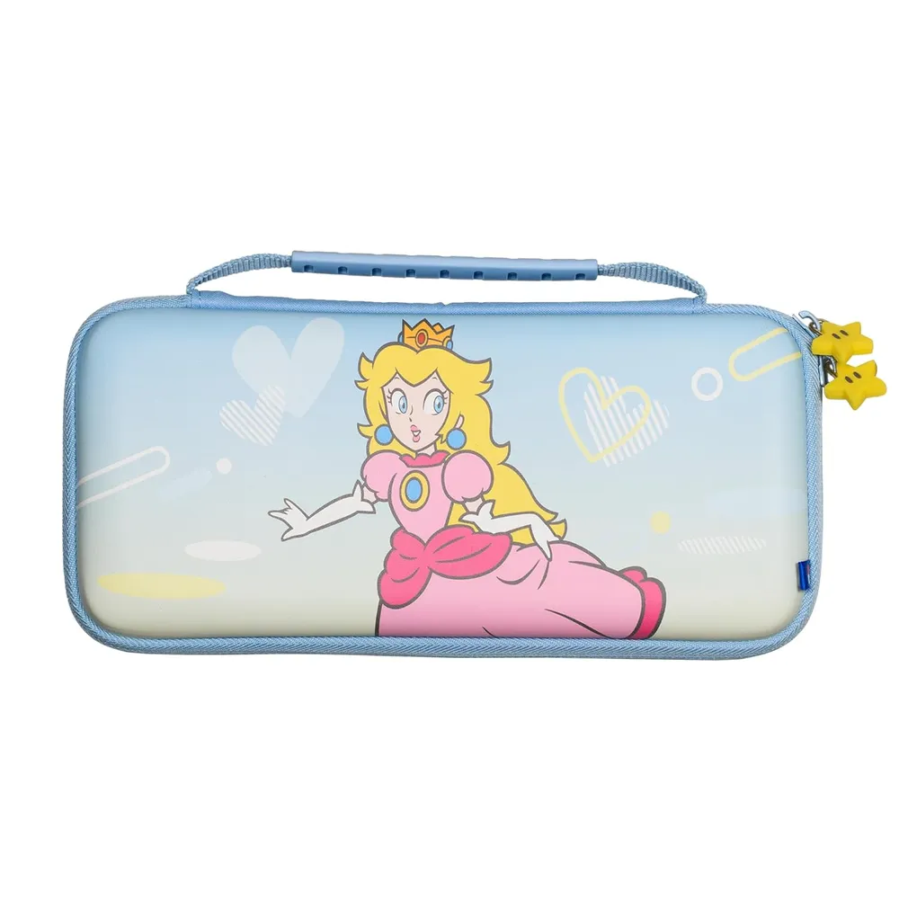 Hori Estuche Slim Tough Pouch City Pop Peach para Nintendo Switch