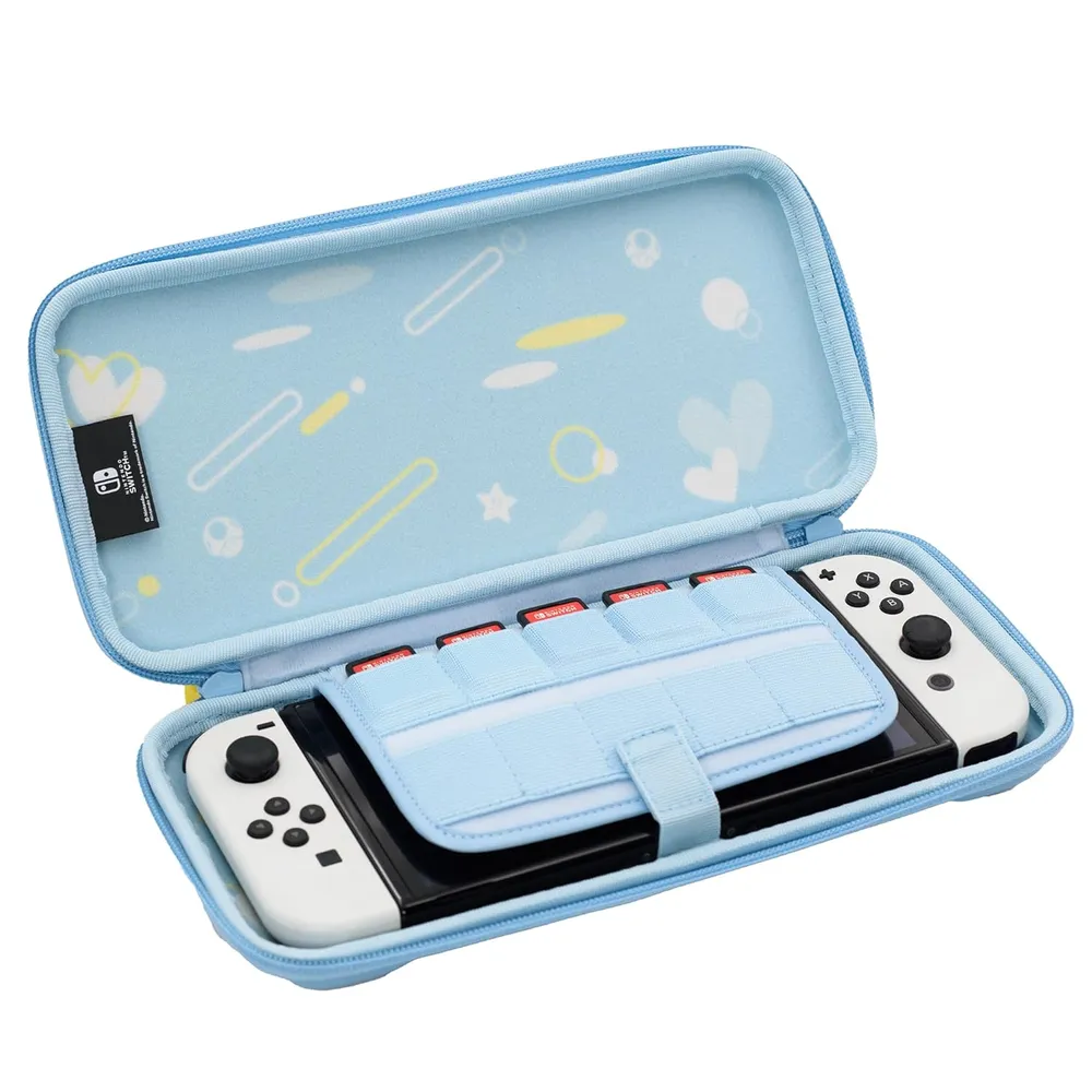 Hori Estuche Slim Tough Pouch City Pop Peach para Nintendo Switch