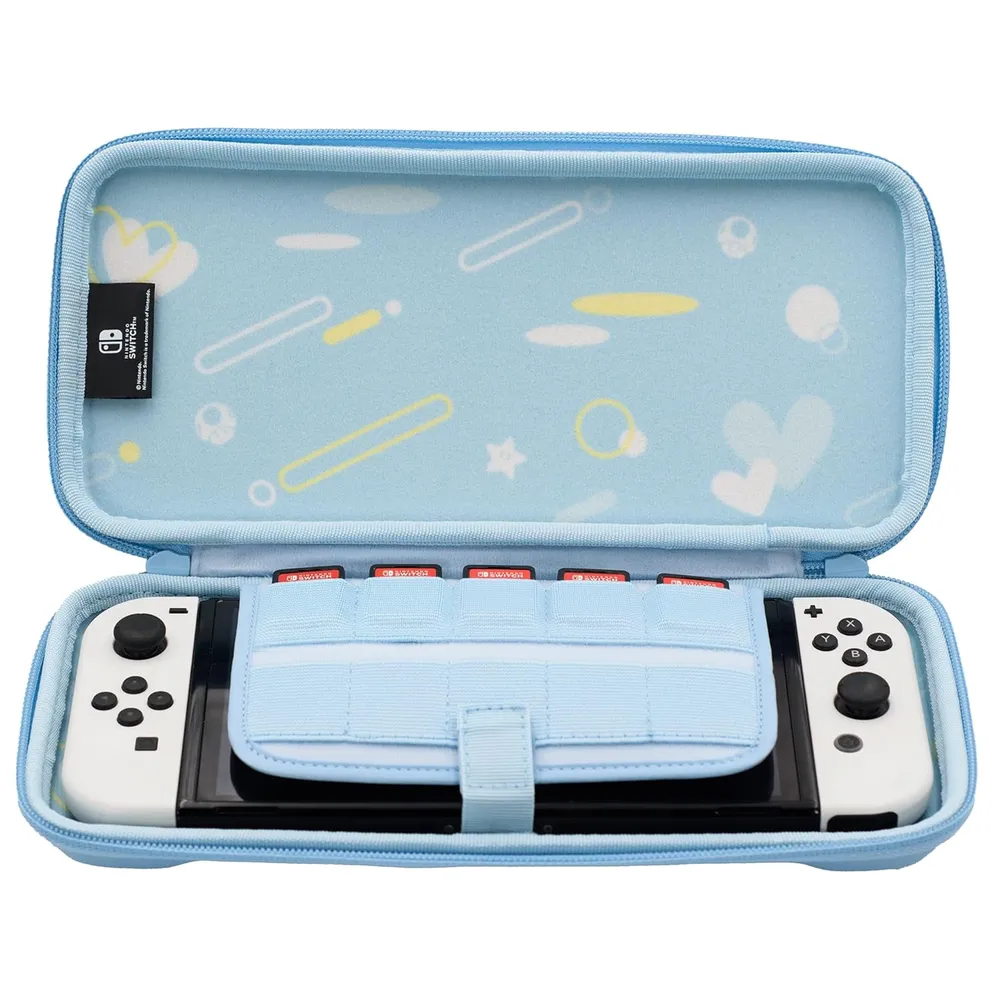 Hori Estuche Slim Tough Pouch City Pop Peach para Nintendo Switch