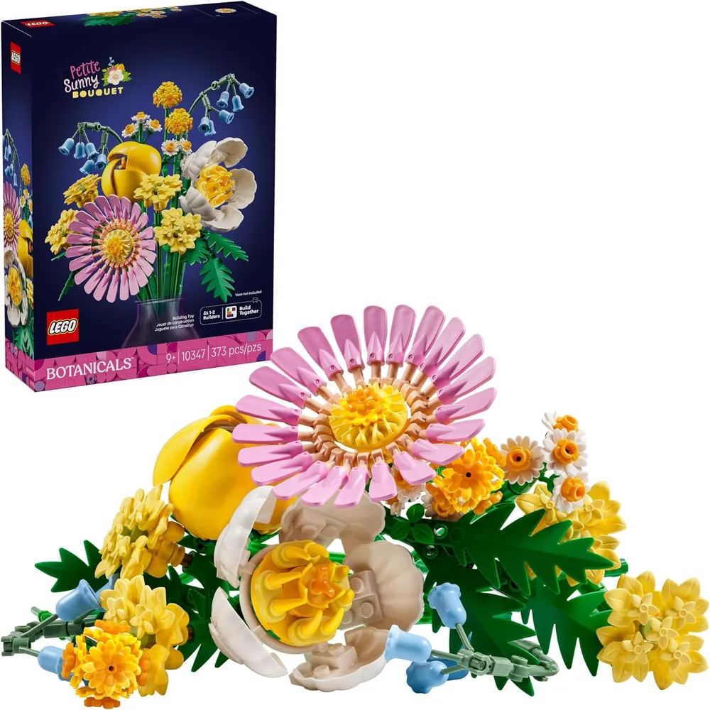 Lego Botanicals Petite Sunny Bouquet, set de flores DIY y decoración