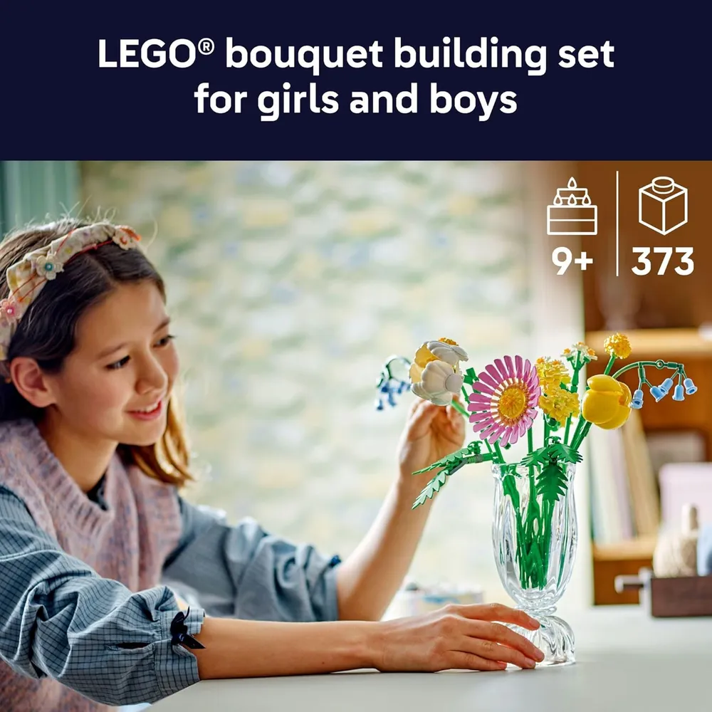 Lego Botanicals Petite Sunny Bouquet, set de flores DIY y decoración