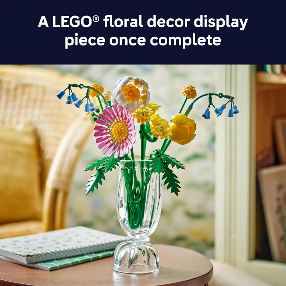 Lego Botanicals Petite Sunny Bouquet, set de flores DIY y decoración