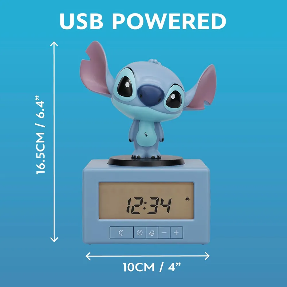 Paladone Stitch, reloj despertador proyector infantil oficial