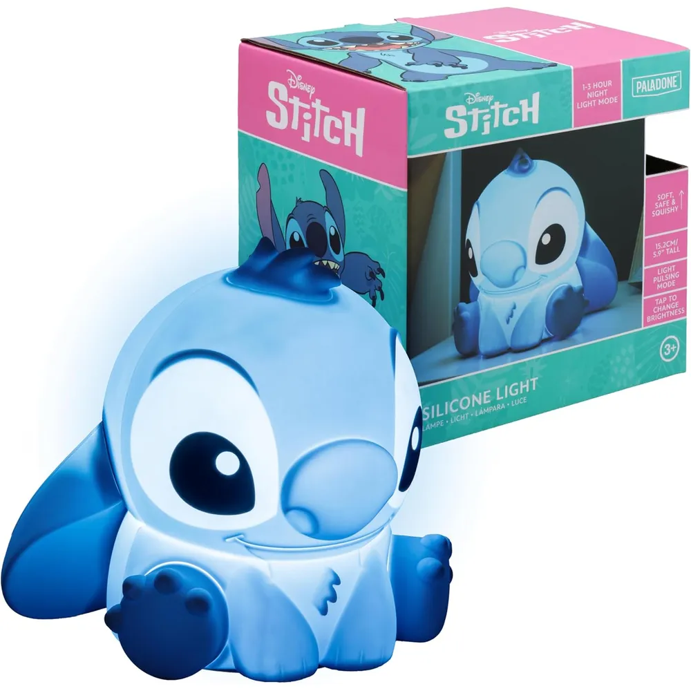 Paladone Disney Stitch Squishy Lamp, lámpara escritorio oficial
