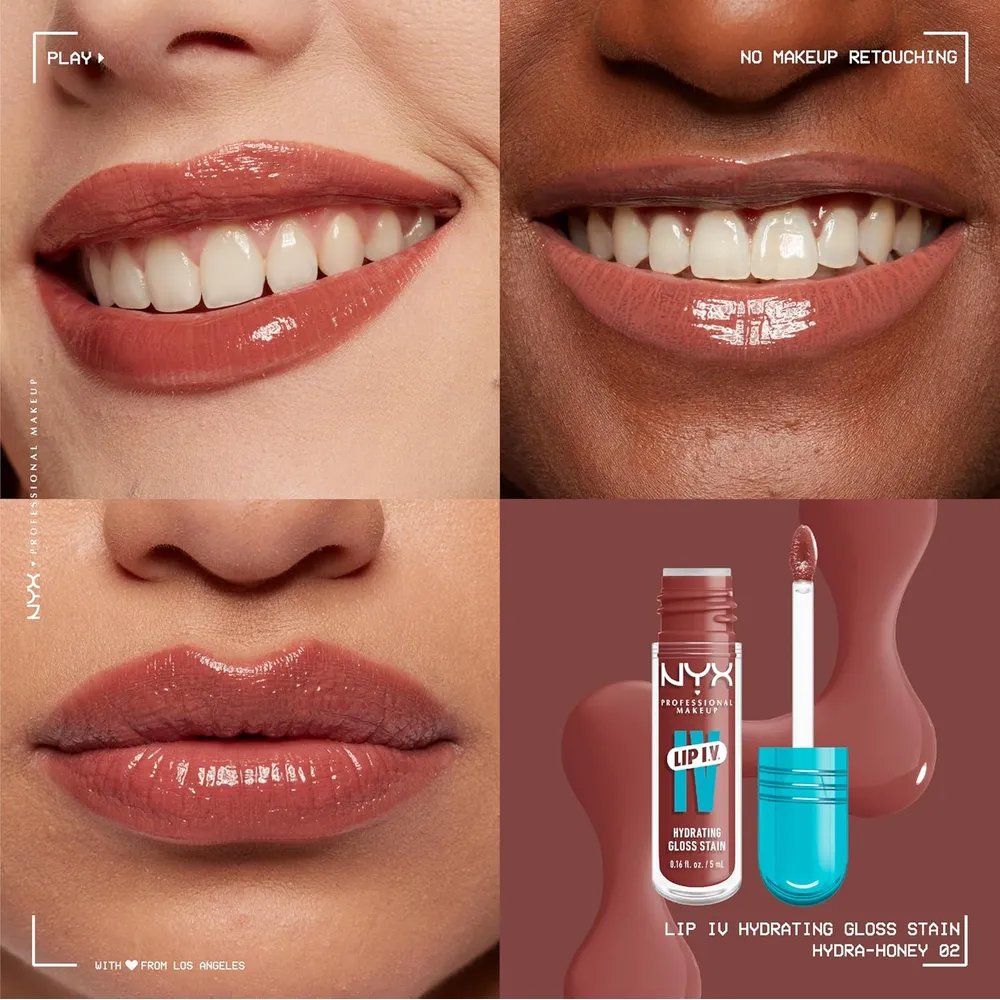 NYX Lip IV Brillo de Labios Hidratante | 02 Hydra Honey
