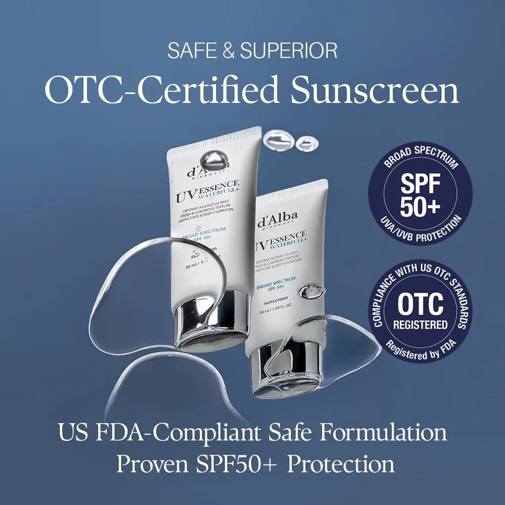 Protector solar facial luminoso D'Alba Piedmont | 1.7 oz / 50 ml
