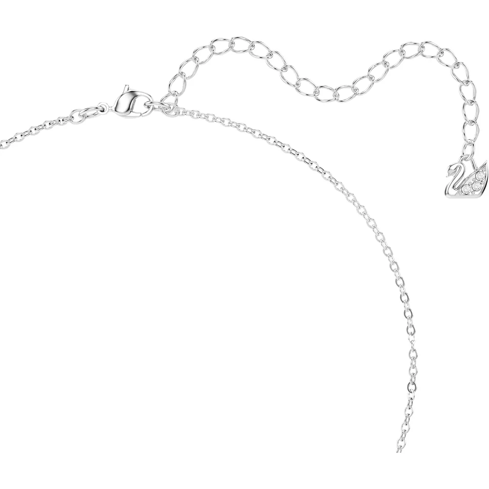SWAROVSKI COLLAR PENDIENTE CRISTAL ROSA ACABADO RODIO PARA MUJER | ROSA OSCURO