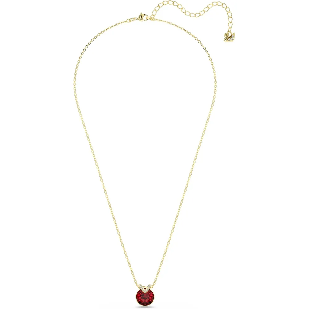 SWAROVSKI COLLAR PENDIENTE CRISTAL ROJO ACABADO ORO PARA MUJER | ROJO