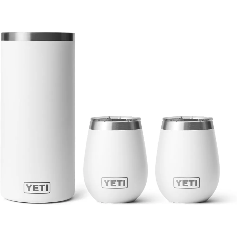 YETI Rambler Juego de vino con 1 enfriador de vino y 2 vasos de vino de 10 oz