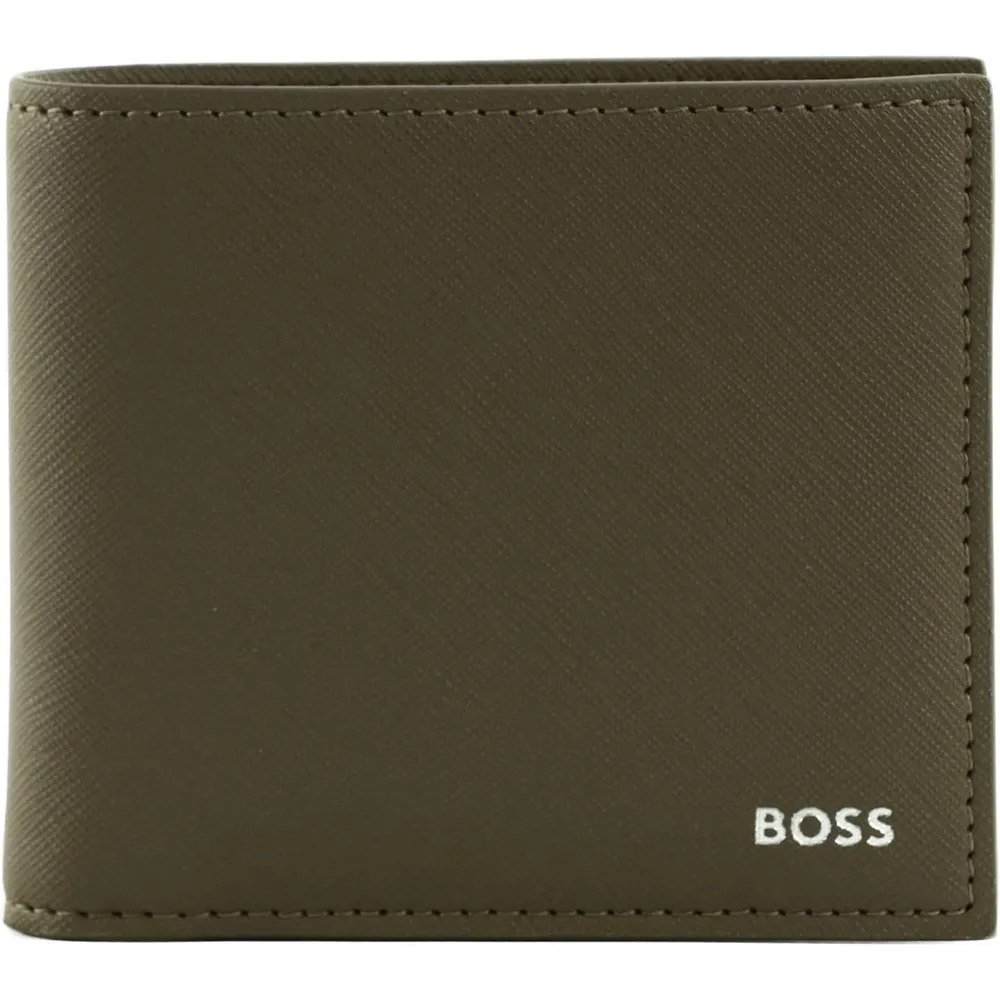 BILLETERA HUGO BOSS ZAIR 4CC VERDE HOMBRE