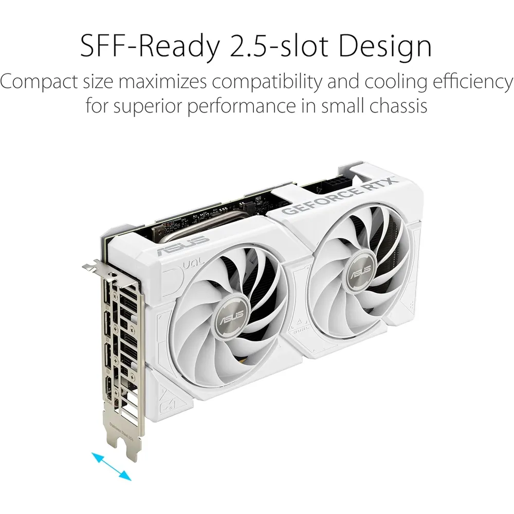 ASUS Dual GeForce RTX 4060 Evo White 8GB