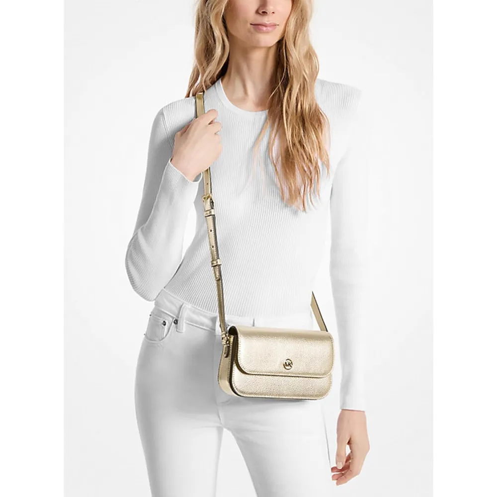 b0dksb147y_2_webp.webp MICHAEL KORS Bolso cruzado pequeño de viaje Jet Set | Dorado