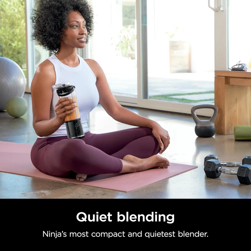 NINJA BLAST LICUADORA PORTÁTIL INALÁMBRICA 500 ML / 17 OZ | NEGRO MÁRMOL