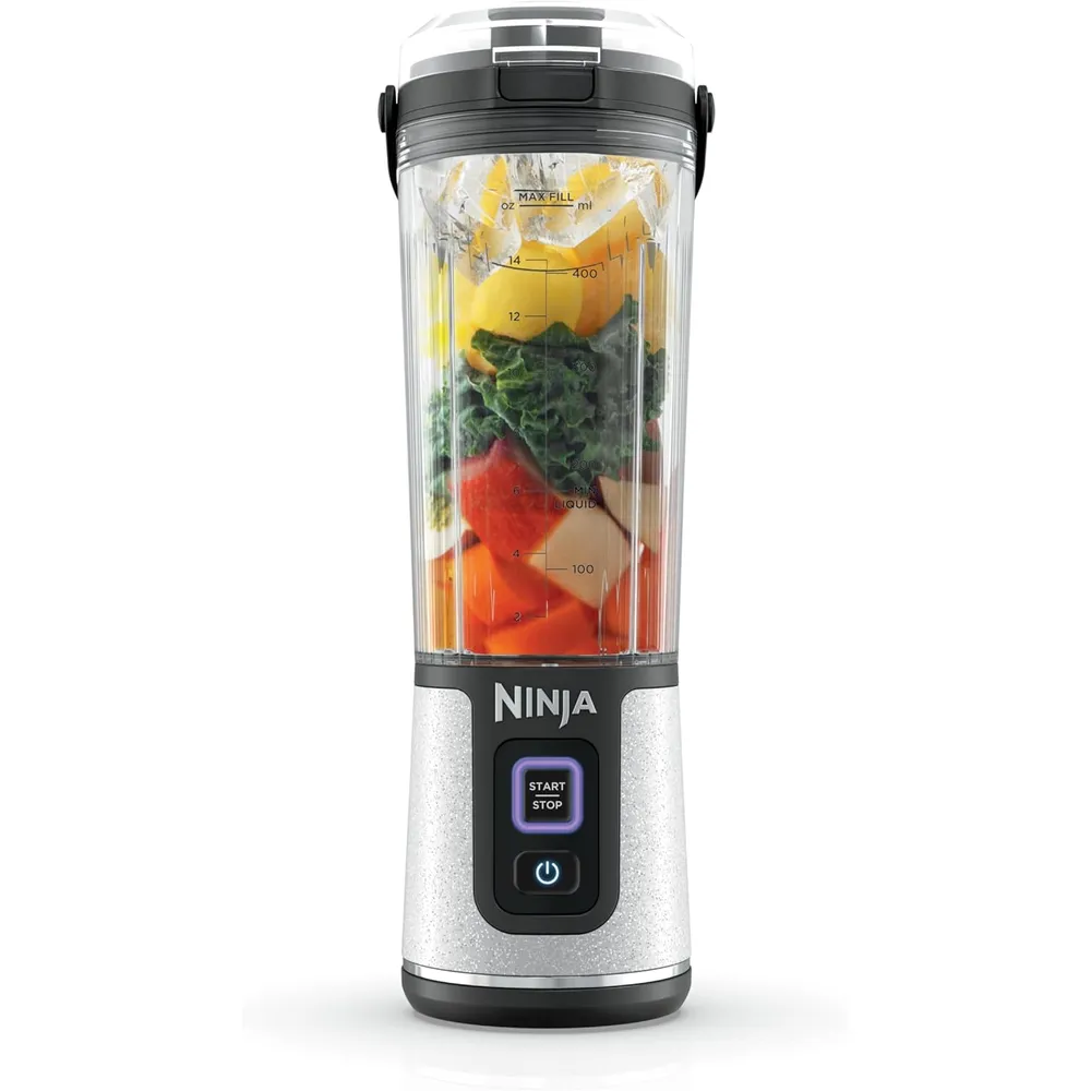 NINJA BLAST LICUADORA PORTÁTIL INALÁMBRICA 500 ML | BLANCO BRILLANTE