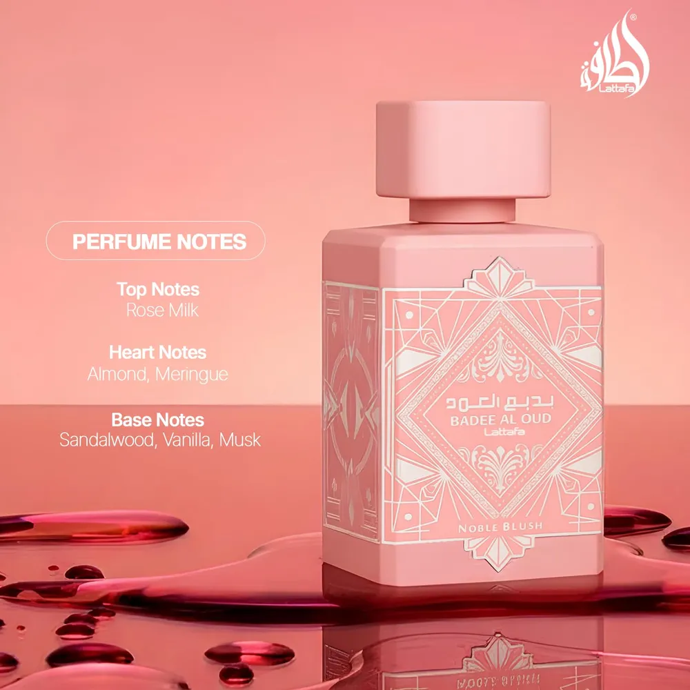 PERFUME LATTAFA BADEE AL OUD NOBLE RUBOR EDP UNISEX 3.4 OZ / 100 ML