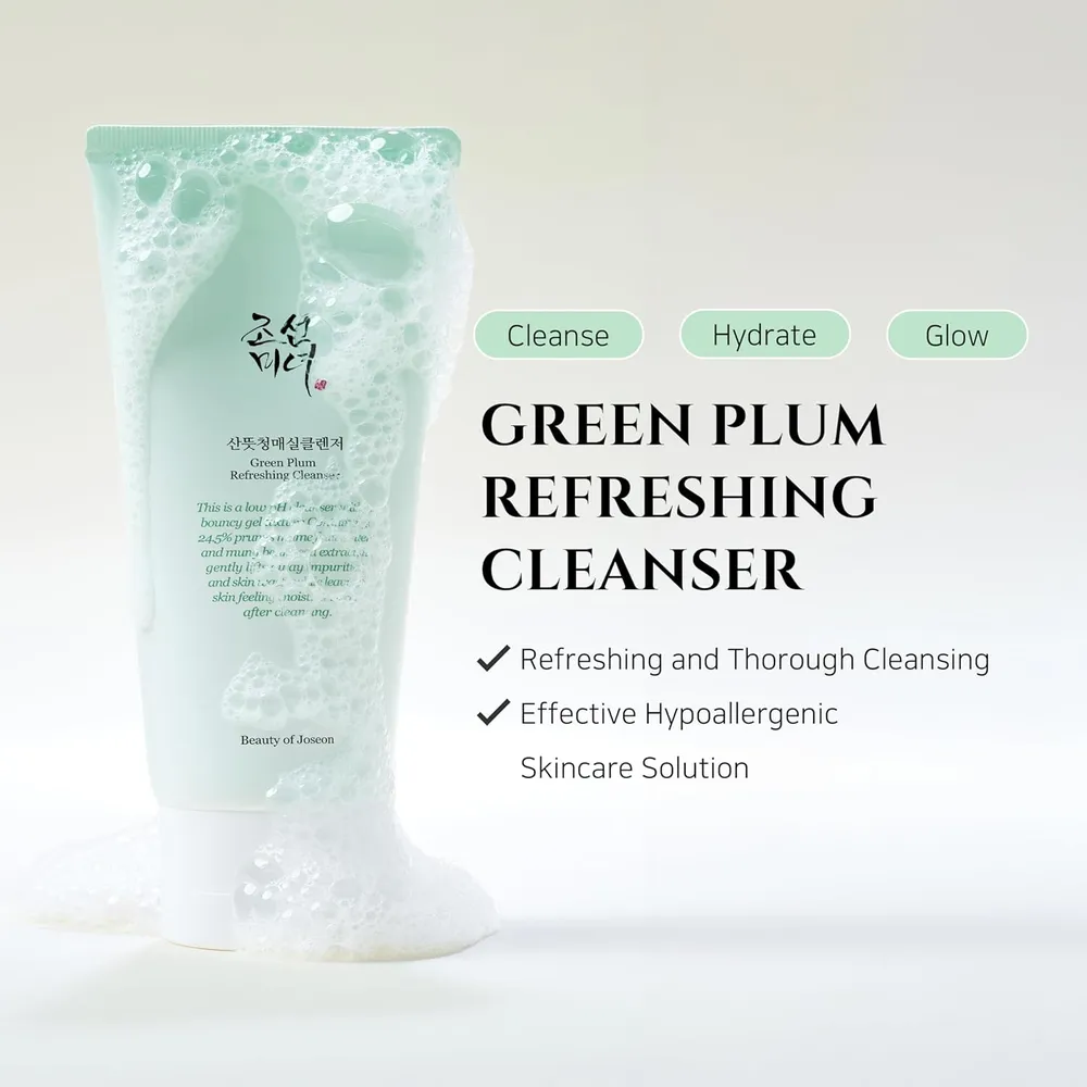 Beauty of Joseon | Set trío de 2 Limpiadores + Aceite hidratantes con ginseng y ciruela verde