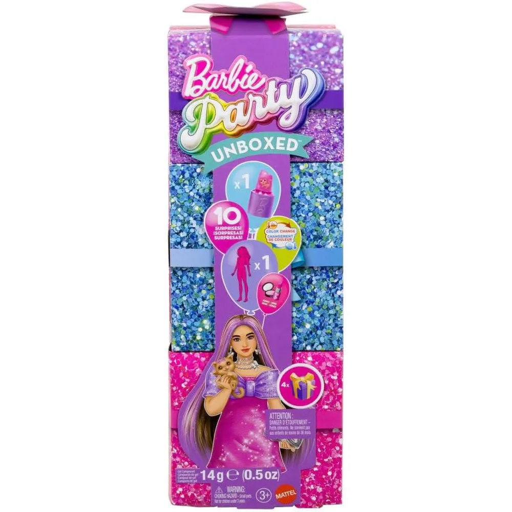 BARBIE PARTY GLAM SERIES MUÑECA CON SORPRESAS