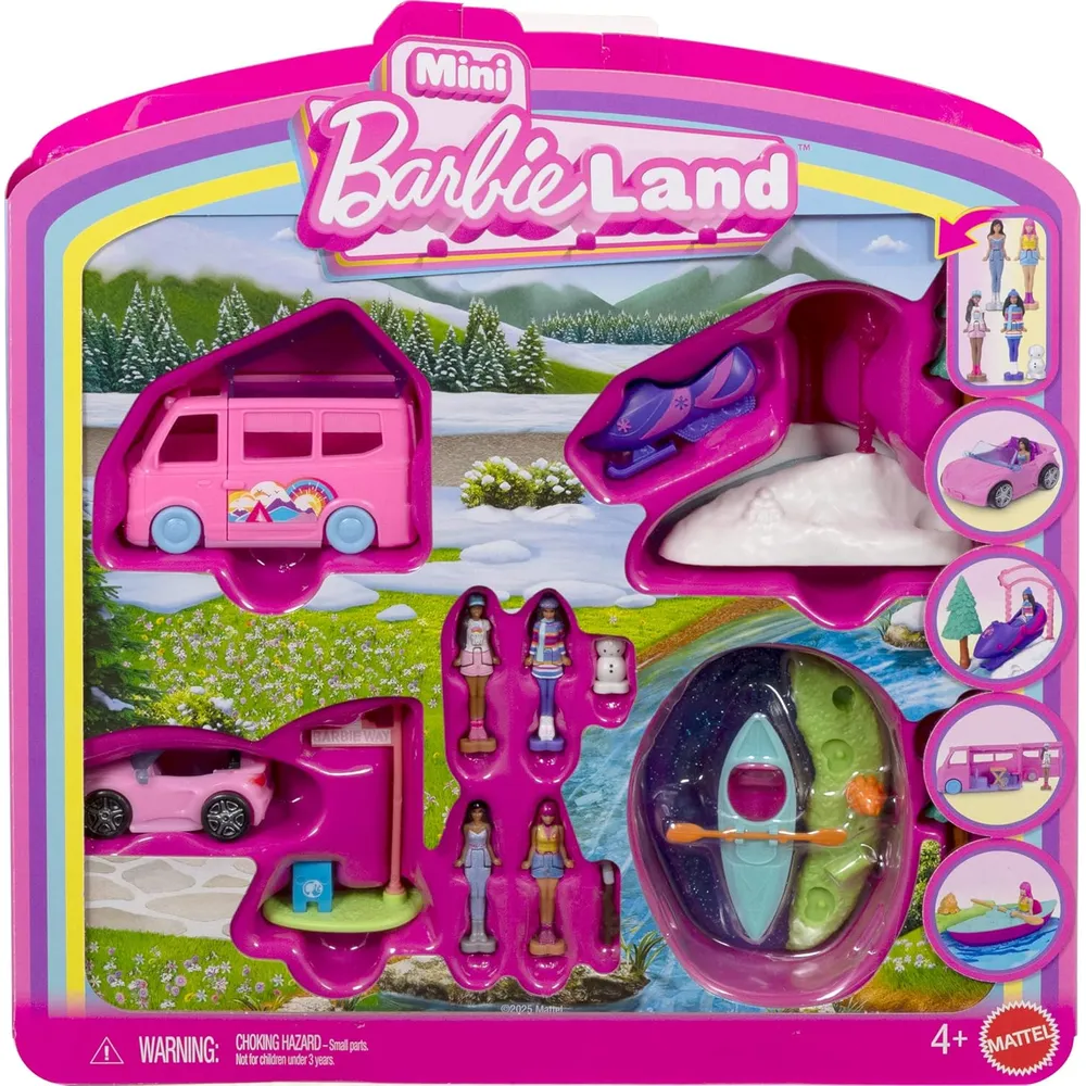 BARBIE MINI BARBIELAND MUÑECAS Y VEHÍCULOS